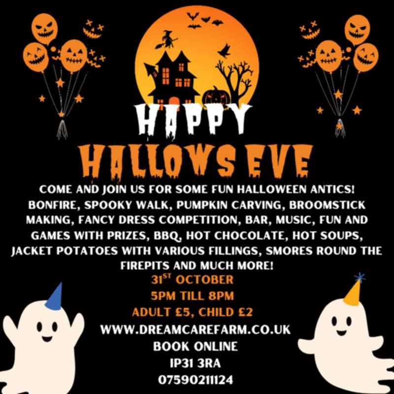 Happy Hallowseve at dream care farm